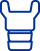 Ribbed socket coupling