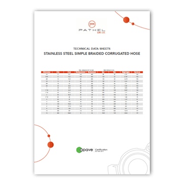 stainless-steel-simple-braided-corrugated-hose-data-sheets